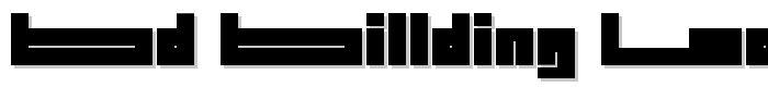 BD BillDing Long font